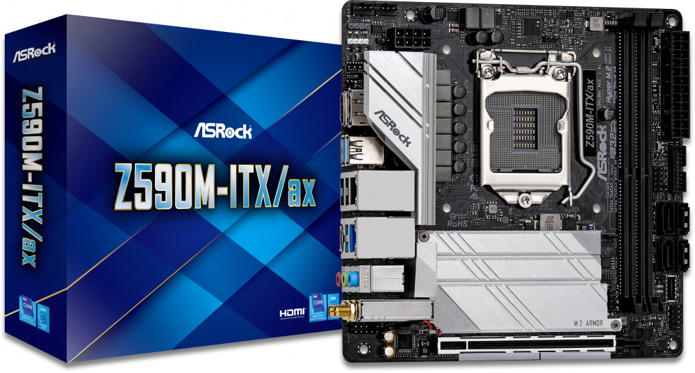 Asrock z590m itx ax обзор