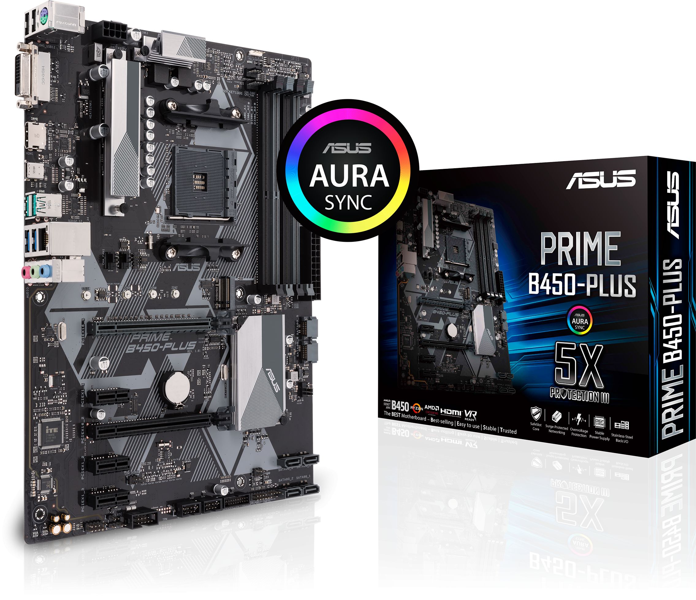 Prime B450 Plus Am4 Atx Motherboard