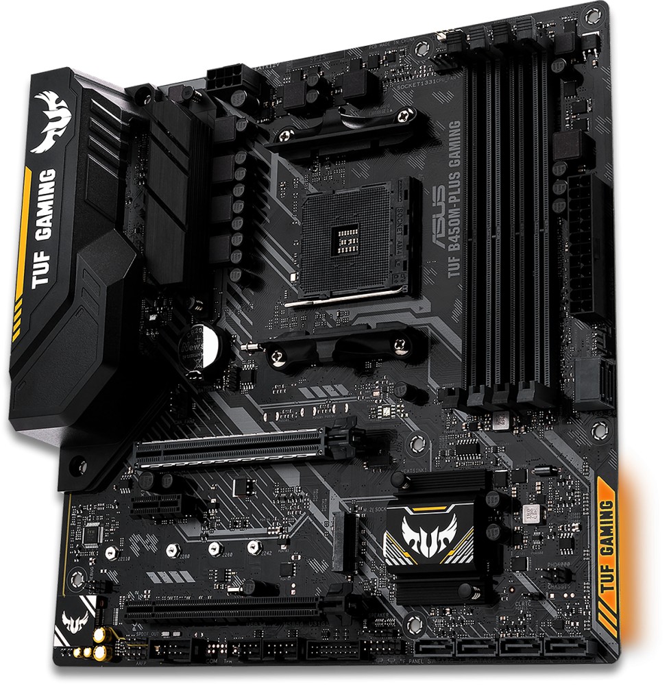 TUF B450M-PLUS Gaming AM4 Micro-ATX Motherboard