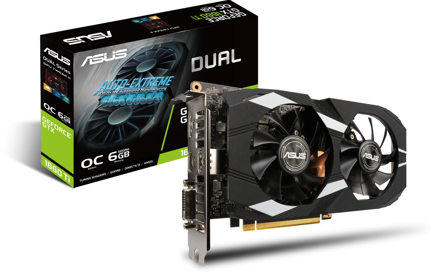 GeForce GTX 1660 Ti DUAL OC Edition 6GB Graphics Card