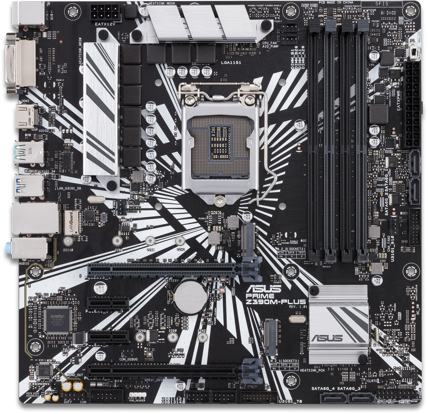 Asus prime z390m plus какие процессоры поддерживает