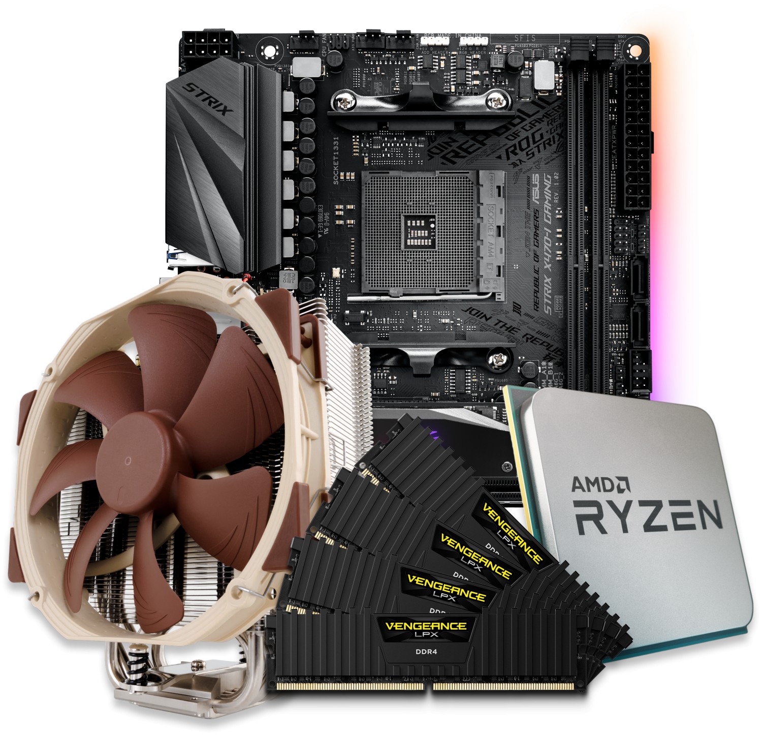 AMD CPU and miniITX Motherboard Bundle