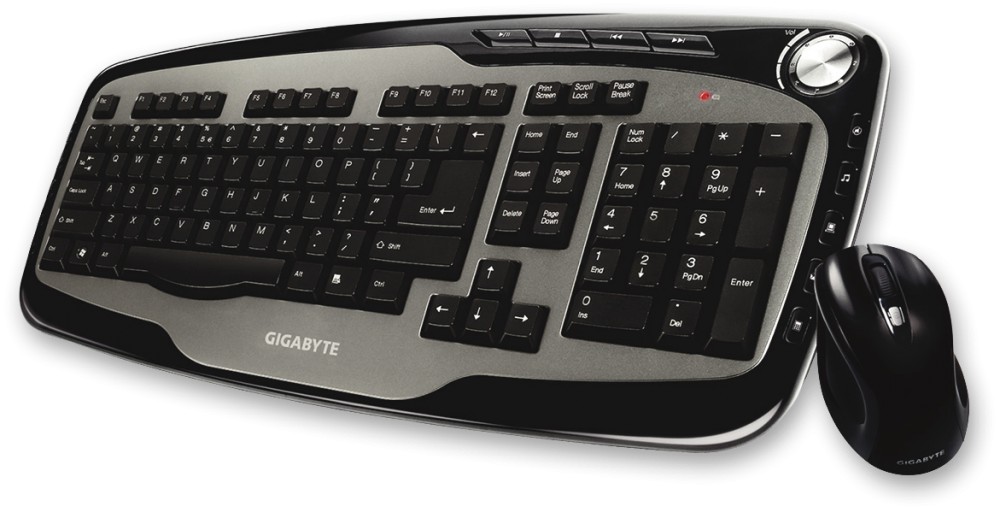 GK-KM7600 Deluxe Wireless Multimedia Keyboard and Mouse (UK Layout)