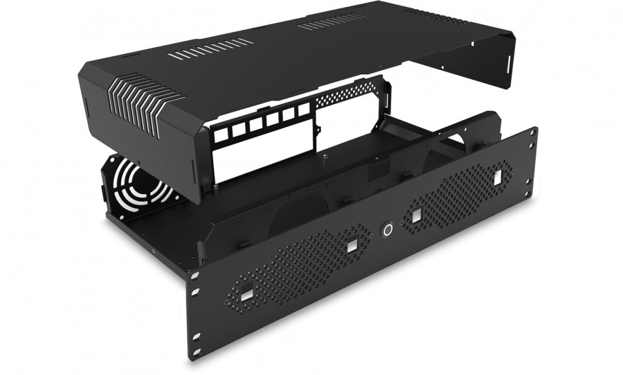 In U Rackmount Short Depth Mini Itx Chassis