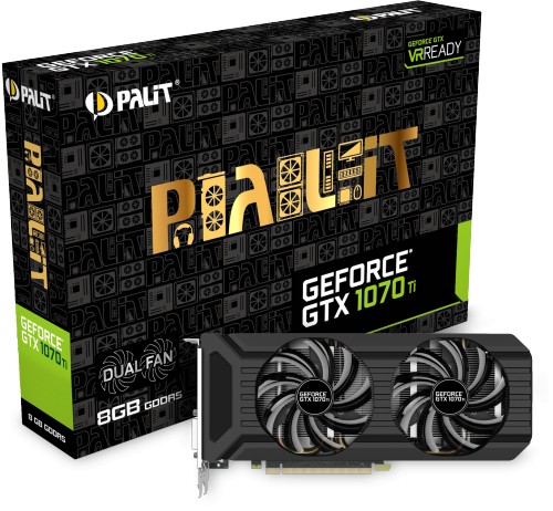 PC周辺機器Palit GeForce GTX1070 8GB DUAL