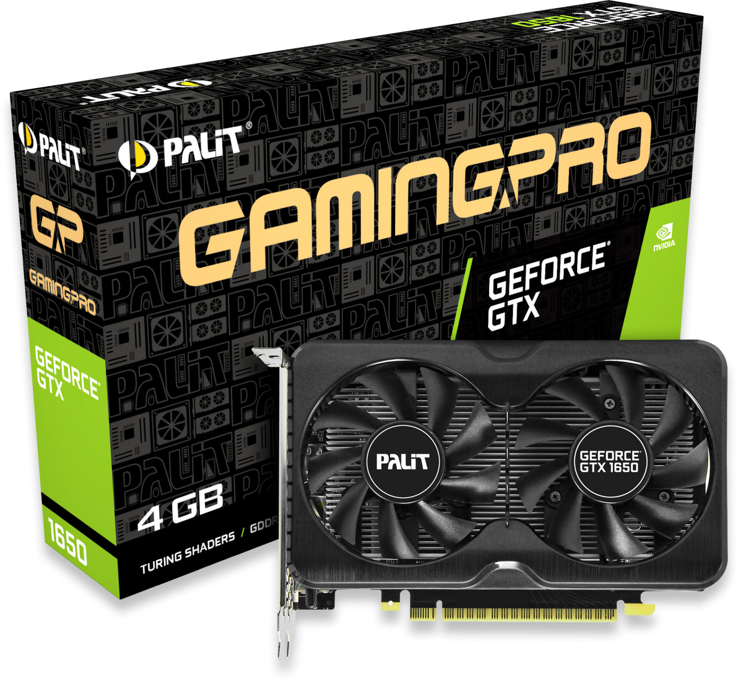 GeForce GTX 1650 GamingPro 4GB GDDR5 Semi-Fanless Graphics Card