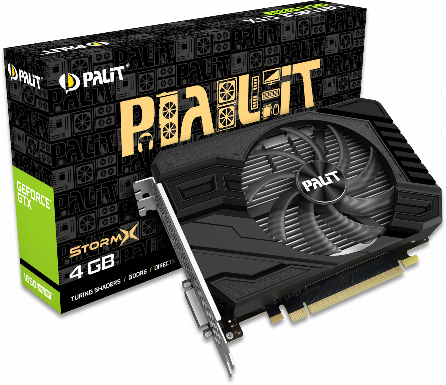 Видеокарта palit geforce gtx 1650 super stormx 4gb ne6165s018g1 166f выбор покупателей