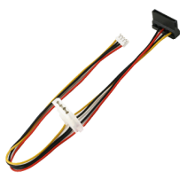 Peripheral 30cm power extension cable (Molex HDD + SATA)