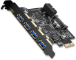 Quiet PC Ulansen PCIe to 5x Type-A and 2x Type-C USB Card